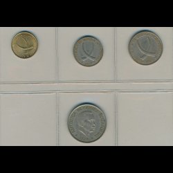 1969, Guinea, 1-,5-,25- og 50 Pesetas, 0836 AA, 1+