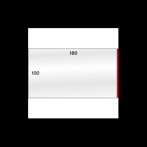 50 stk, beskyttelseslommer, 180x100, 883P