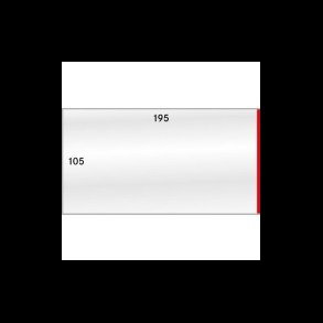 50 stk, beskyttelseslommer, 195x105, 886P