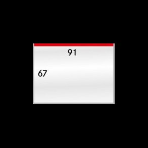 50 stk, beskyttelses lommer, 67x91, 878-1P
