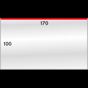 50 stk, beskyttelses lommer, 100x170, 883-1LP
