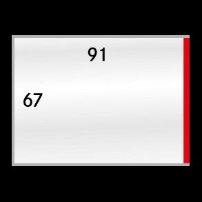50 stk, beskyttelses lommer, 67x91, 878-2P