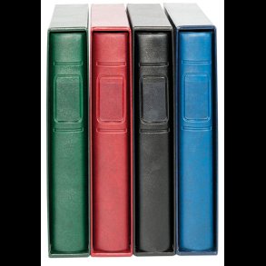 Postkort album med 20 2-delte blade og kassette, vlg farve, 1131,