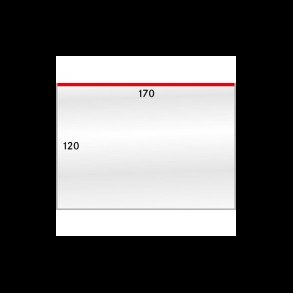 50 stk, beskyttelses lommer, 170x120, 884LP
