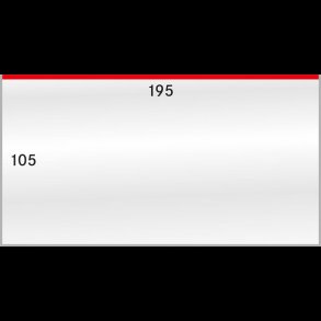 50 stk beskyttelses lommer, 105x195, 886LP