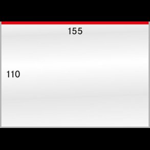 50 stk beskyttelses lommer, 110x155, 882LP