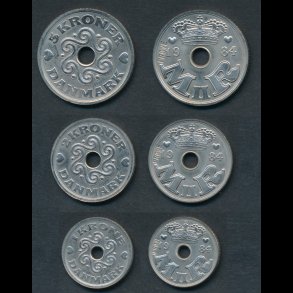 GP 19 - 21, prvemnter 1984, 1-2-5 kroner, 0, 