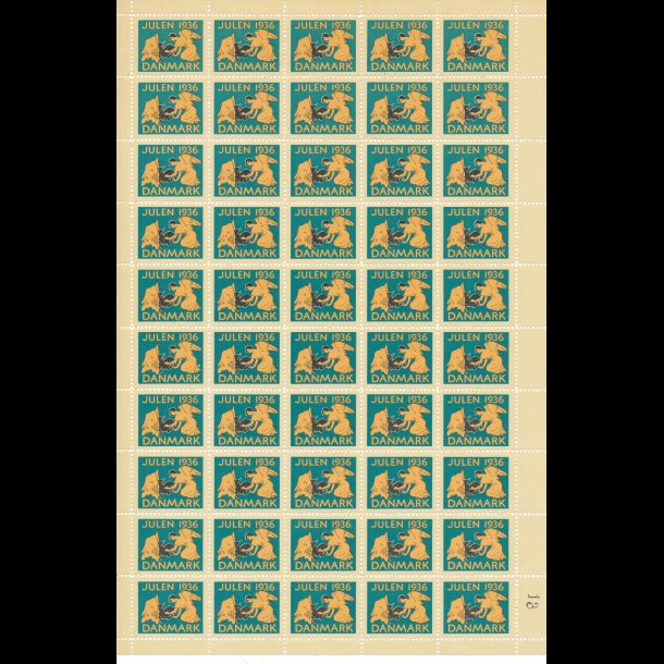 1936, Engel og lam, helark, ufoldet, SUPER TILBUD,