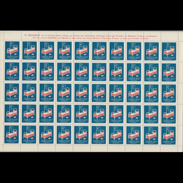 1937, Barn i seng, helark, ufoldet, SUPER TILBUD, nedsat fra 850,-kr,