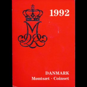 1992, Kgl. m�nts�t, NEDSAT fra 175,-