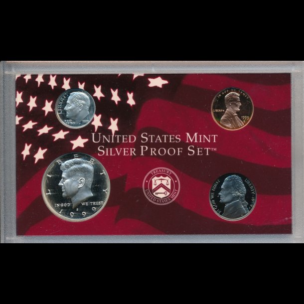 1999, USA, United States Mint, samlerst, slv, proof