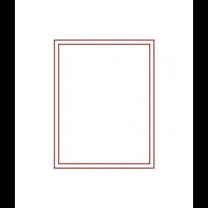 D-box, 210 x 270, 1 rum, (r�d, klar l�g 2800 / m�rker�d, r�gfarvet l�g 2850)