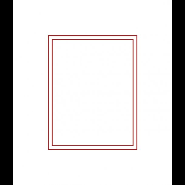 D-box, 210 x 270, 1 rum, (rd, klar lg 2800 / mrkerd, rgfarvet lg 2850)