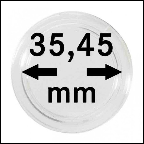 Mnt kapsler, indvendig  35,45 mm, indvendig hjde 5,07 mm, 10 stk, S 227035445 P,