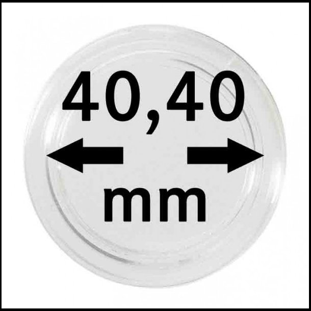 Mnt kapsler, Indvendig  40,4 mm, indvendig hjde 6,6 mm, 10 stykker pakke, S22704040P,