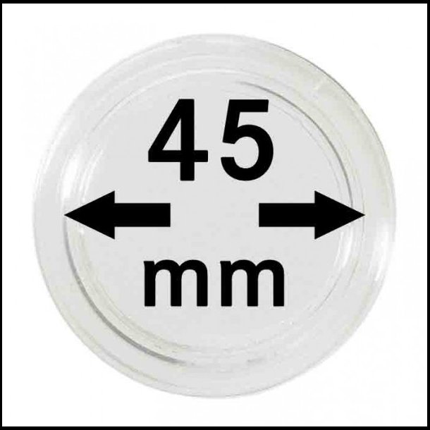 Mnt kapsler, indvendig  45 mm, indvendig hjde 4,8 mm, 10 stk. S22704500P,