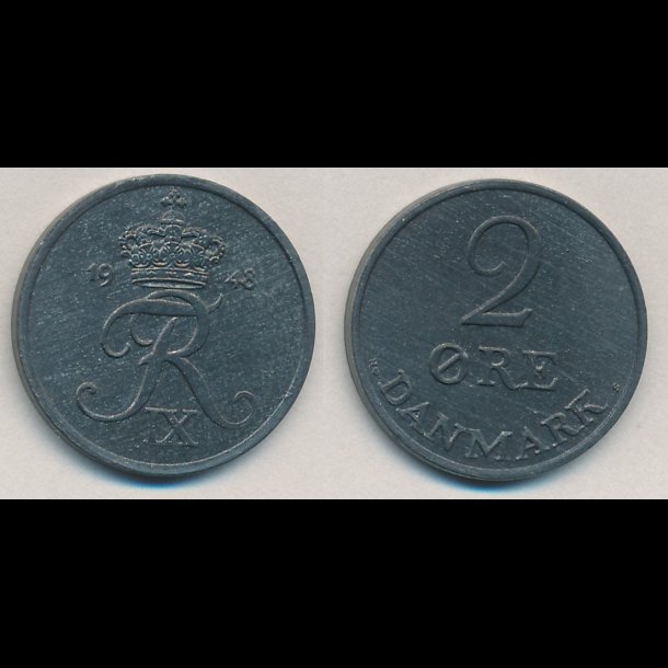 1947, 2 �re, zink, 1+/1