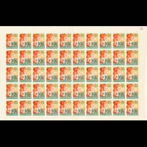 1948, Dreng med nissehue, helark, foldet,