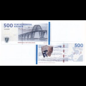 2011, 500 kroner, seddel, 0,