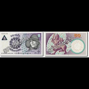 2001, 50 kroner seddel, 0,