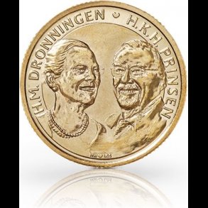 2017, 20 kroner, Margrethe II og HKH Prins Henrik's guldbryllup,