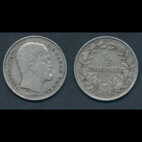 1854, Frederik VII,  Rigsdaler, 1+