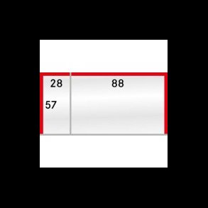 50 stk, beskyttelseslommer, 88x57x28, 877P