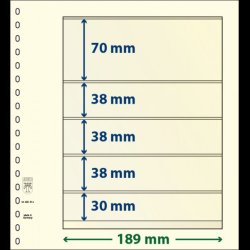 T-Blanko blade, 5 lommer, 10 stks pakning, Mange forskellige strrelser,