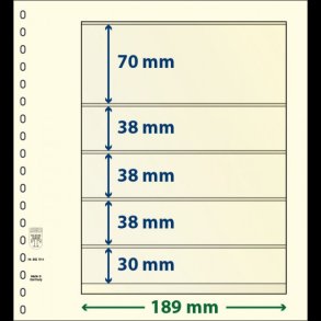 T-Blanko blade, 5 lommer, 10 stks pakning, Mange forskellige strrelser,