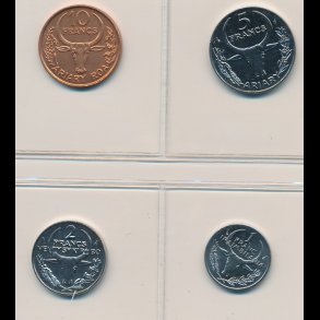 1989-93, Madagascar, ariary, mnt typest, 0851,