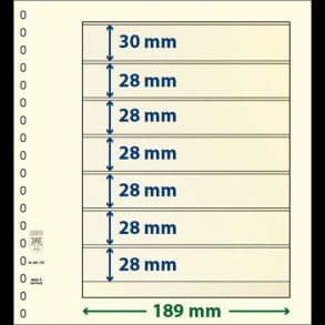 T-Blanko blade, 7 lommer, 10 stks pakning, 802700P,