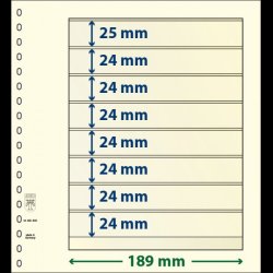 T-Blanko blade, 8 lommer, 10 stks pakning, 802800P,