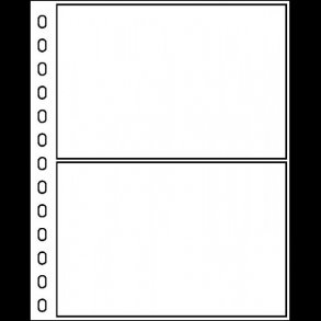 Postkort  blade 2-delt i 10 stk pakning (811)