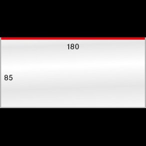 50 stk beskyttelses lommer, 85x180, 897LP