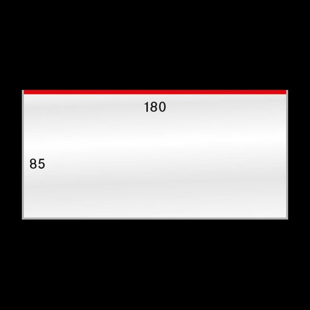 50 stk beskyttelses lommer, 85x180, 897LP