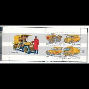 MH9, Postk�ret�jer, AFA nr. 1325A-1325B, ʘ,