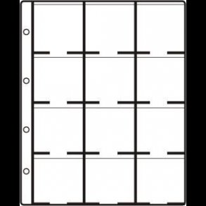 Mntholderblade, 12 rum standard, 50 x 50 mm mntholder, 178 x 226 mm bladside, 10 stk, 8210