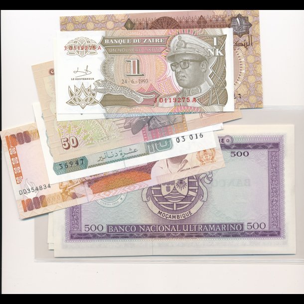 Afrika, 25 forskellige pengesedler, 1821, *