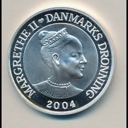 2004, 200 kroner, Kronprinseparrets bryllup, slvmnt,