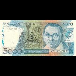 Brasilien, 1000, 5000, 10000 cruzados, (216,18), 3 sedler, 1649*