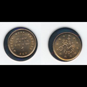 Belgien 1991, CIN, 1 ecu, kobber, 0