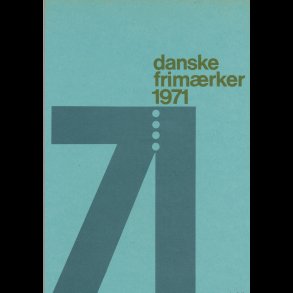 1971, �rsmappe, postpris 8,40 kr,