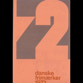 1972, �rsmappe, postpris 25,50 kr,