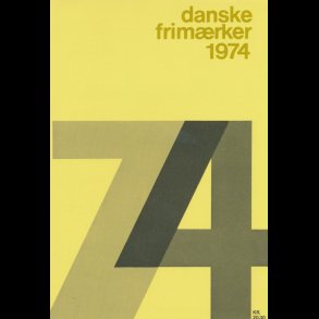 1974, rsmappe, postpris 20,30 kr, KMPE prisreducering, fr 30,-kr,