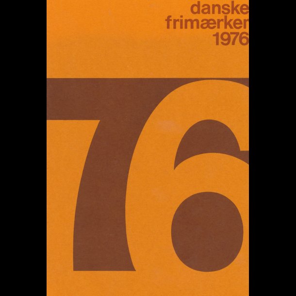 1976, rsmappe, postpris 38,10 kr, KMPE prisreducering, fr 50,-kr,