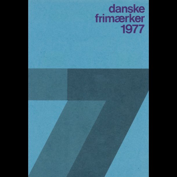 1977, rsmappe, postpris 31,10 kr, KMPE prisreducering, fr 50,-kr,
