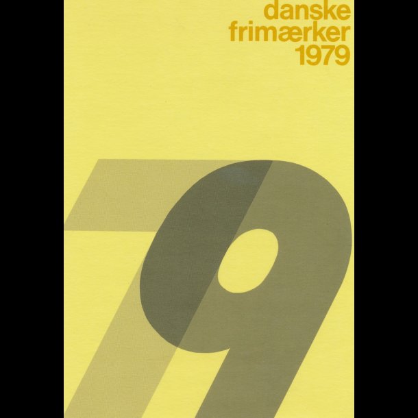 1979, rsmappe, postpris 38,50 kr, KMPE prisreducering, fr 50,-kr,