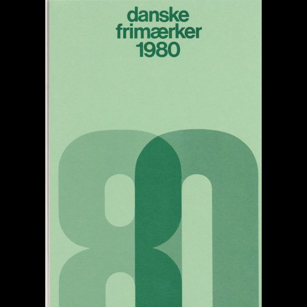 1980, rsmappe, postpris 35,60 kr, KMPE prisreducering, fr 50,-kr,