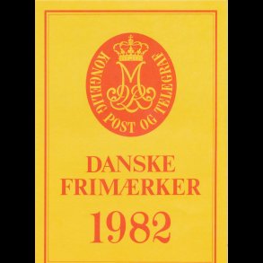 1982, rsmappe, postpris 56,20 kr, KMPE prisreducering, fr 75,-kr,