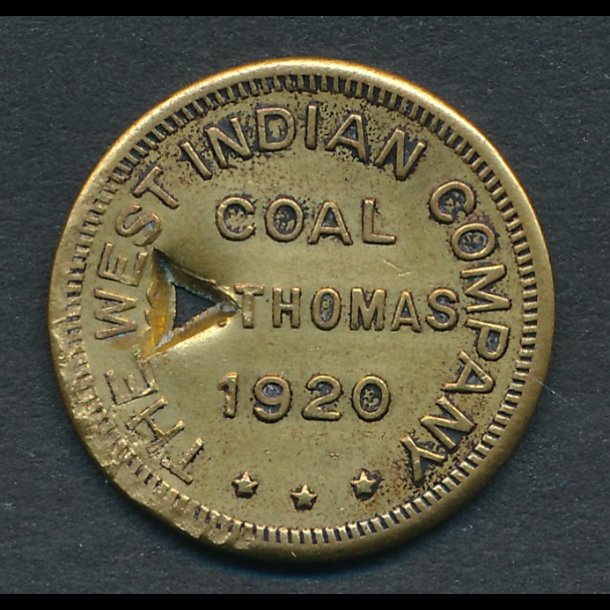 1920, The West Indian Company, Coal, med hul